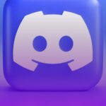 Discord logo in a block