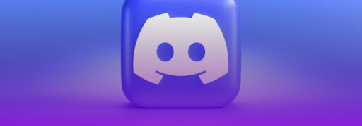 Discord logo in a block