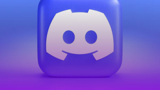 Discord logo in a block