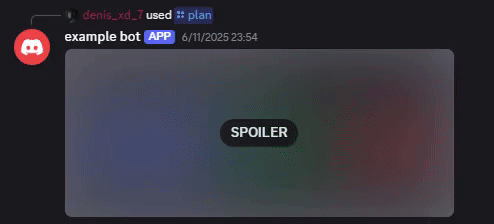 a container marked as spoiler