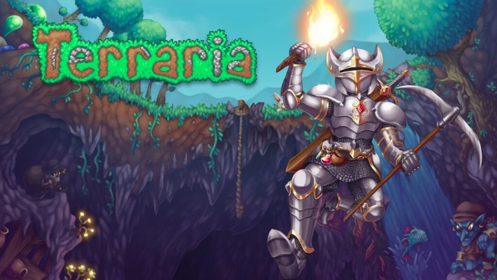 an image with terraria title 