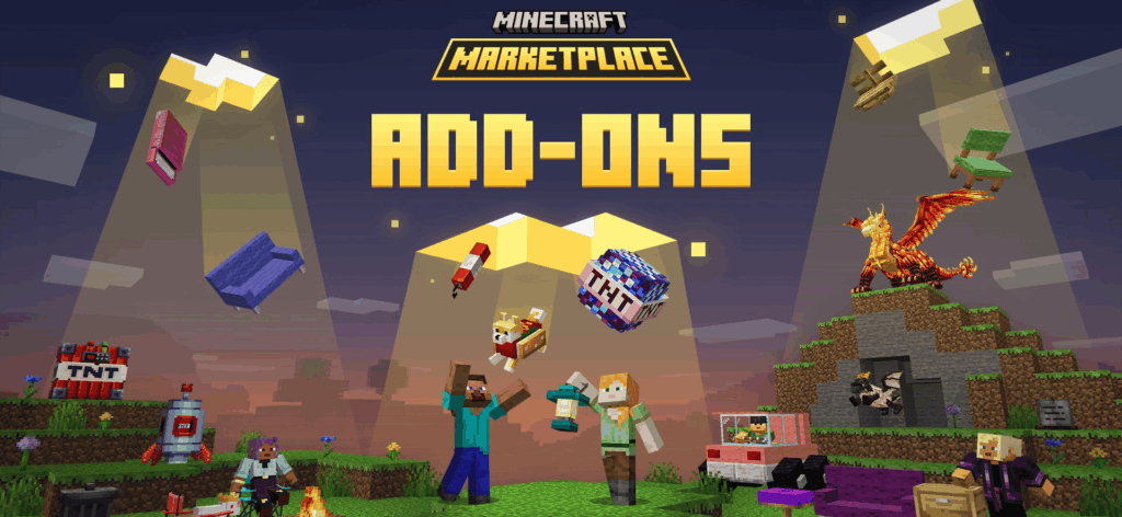 Official Minecraft Marketplace Add-On Promotional Art