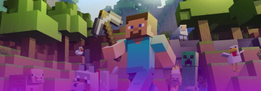 Minecraft character banner