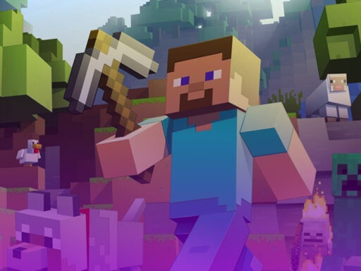 Minecraft character banner