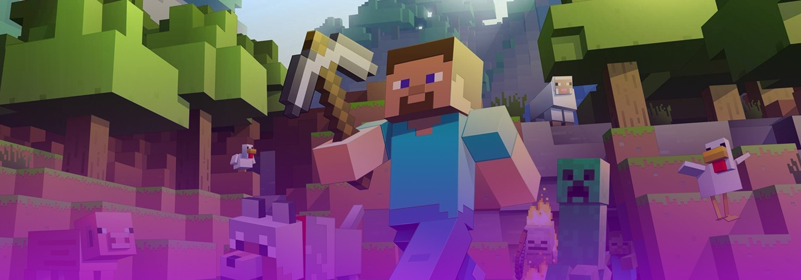 Minecraft character banner