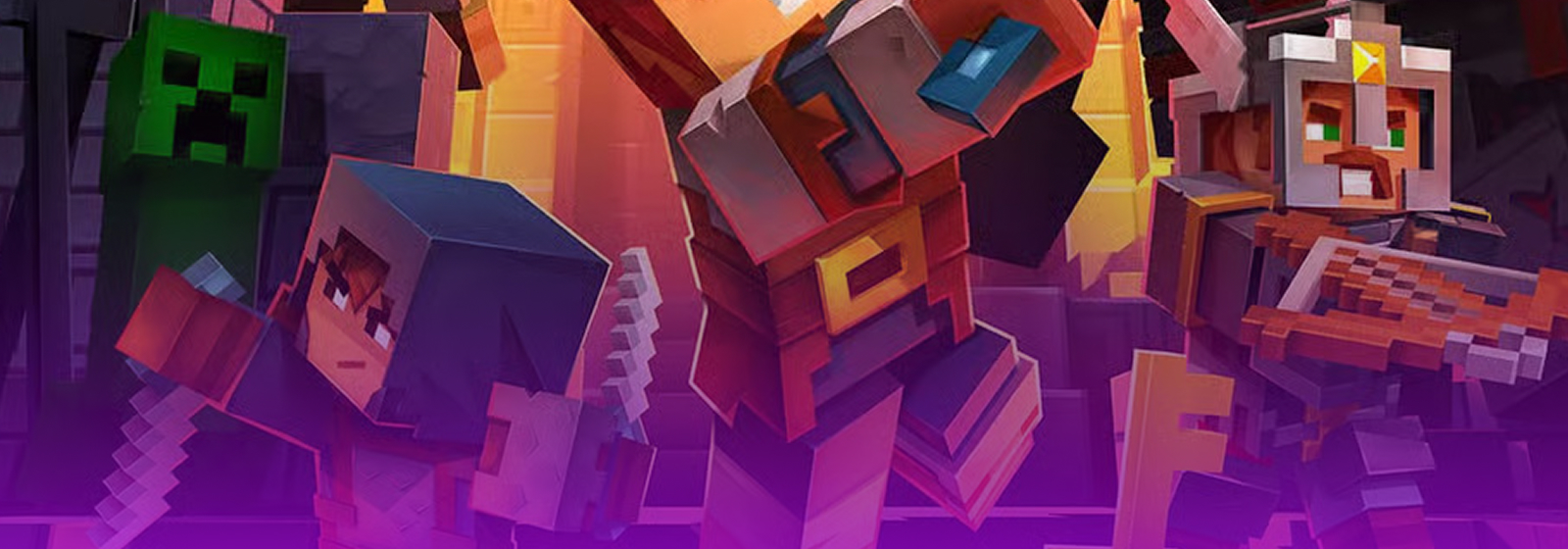 Minecraft zoomed dungeon banner