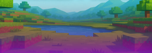 Minecraft tree scenery