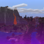 Minecraft volcano banner