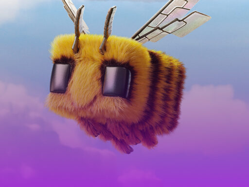 Minecraft bee banner