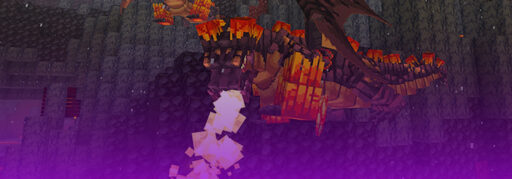 Minecraft dragon breathing fire