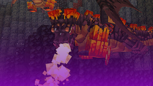 Minecraft dragon breathing fire