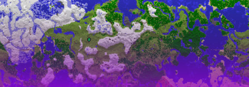 Minecraft seed map banner