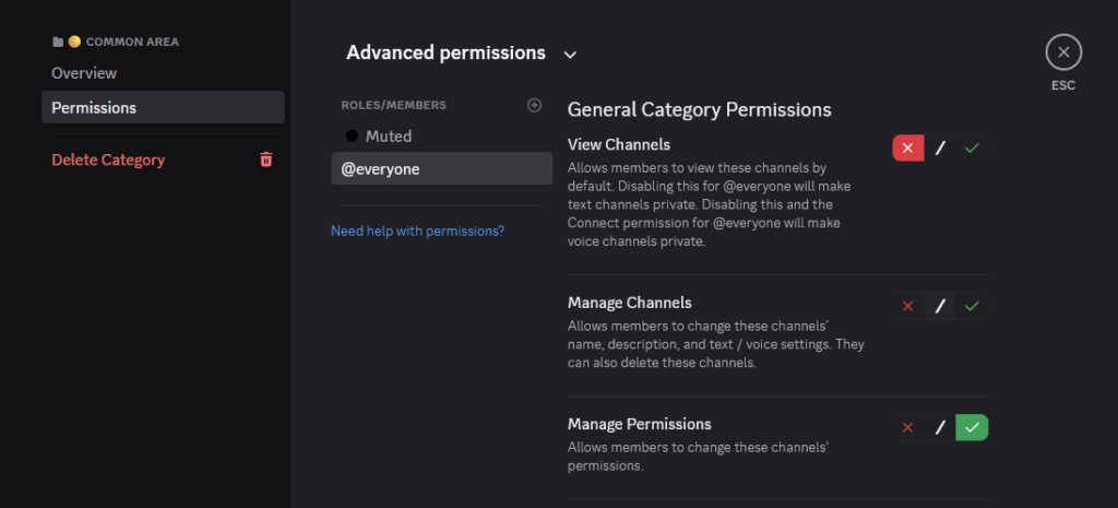 The override system.