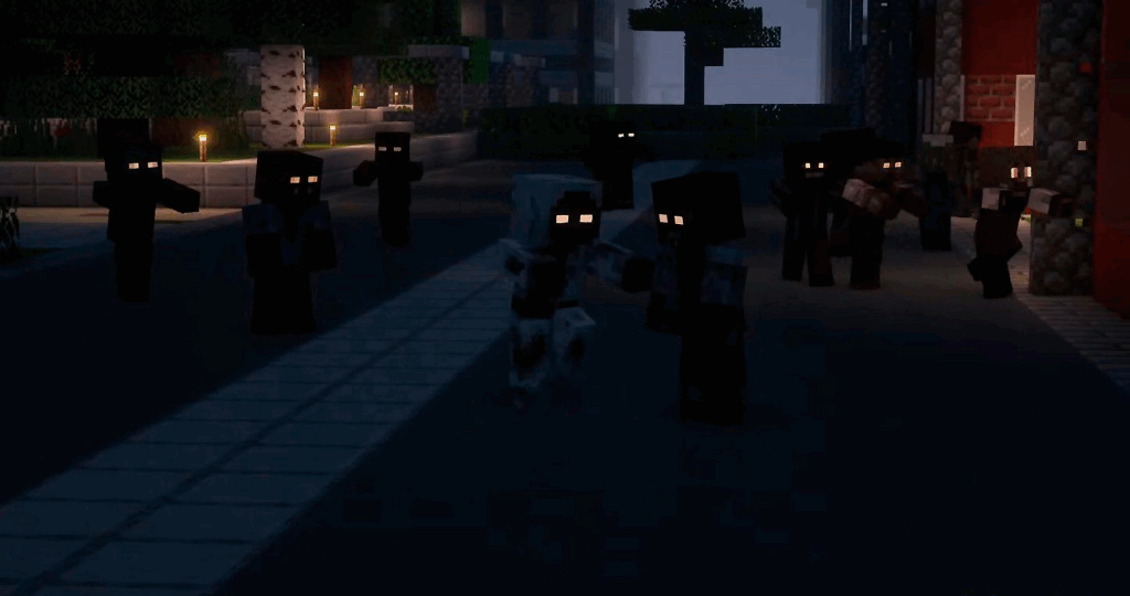 cursed walking zombies