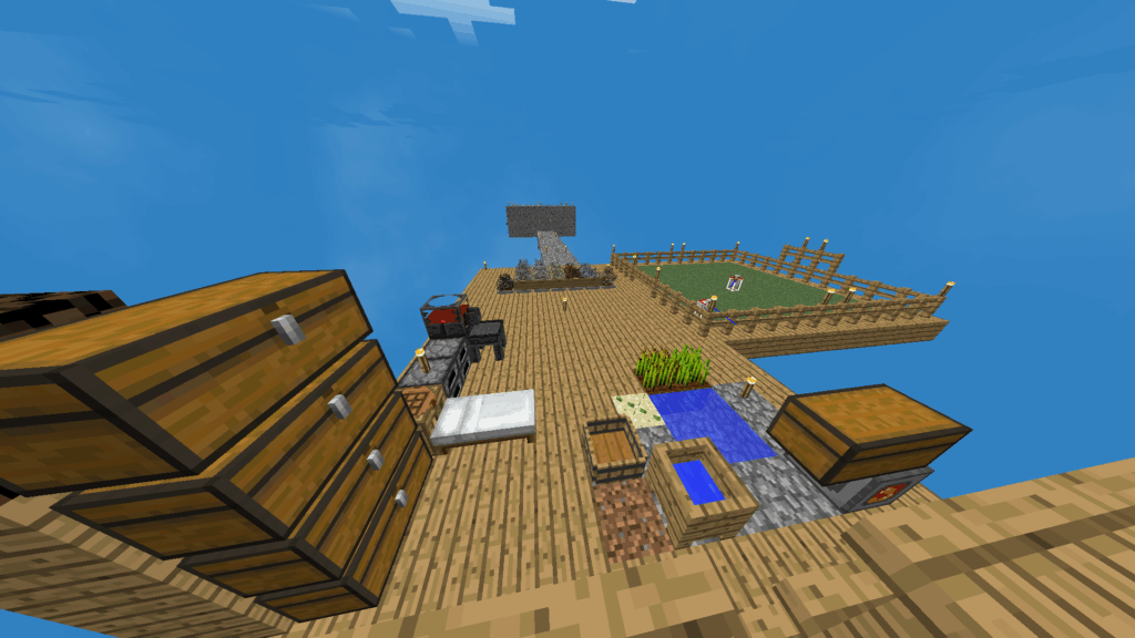 Base construction at SkyFactory 4