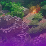 Minecraft stone blocks banner