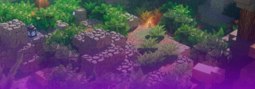 Minecraft stone blocks banner