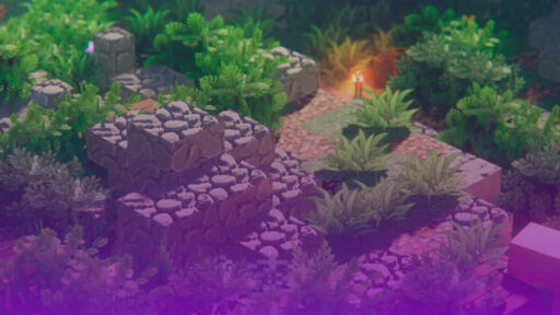 Minecraft stone blocks banner