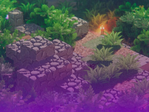 Minecraft stone blocks banner