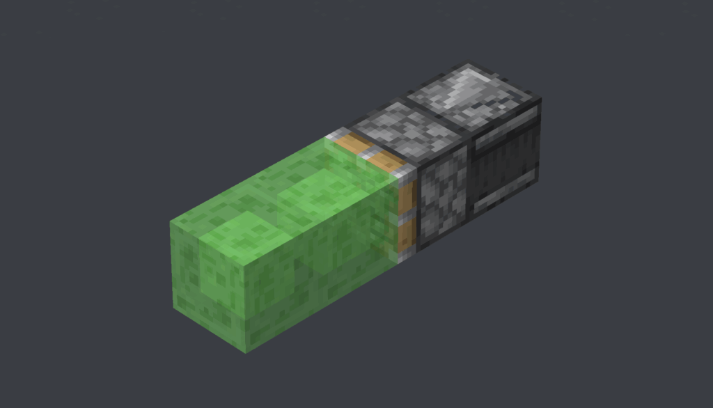 An image the start of the slimeblock flying machine