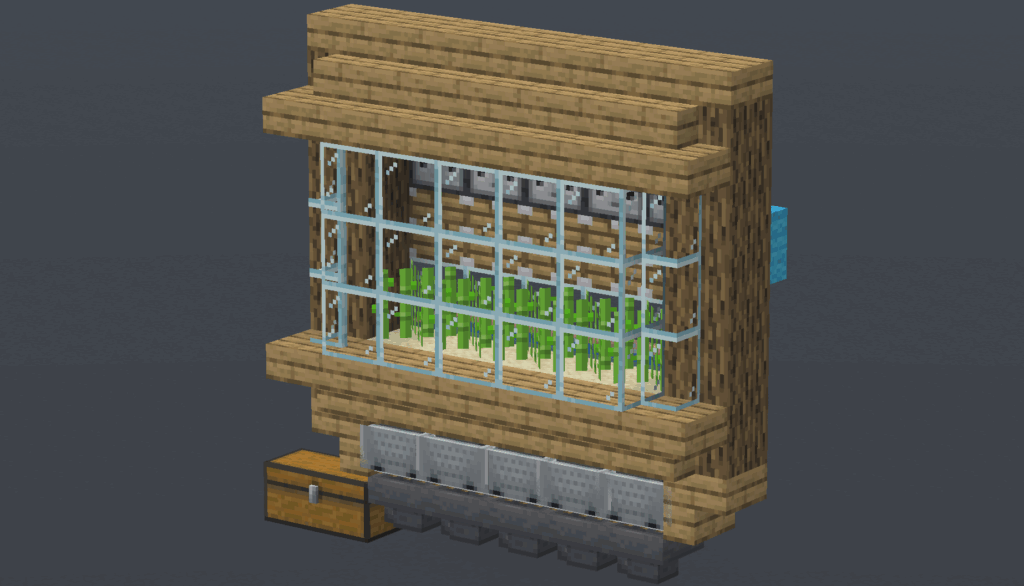 A full sugarcane farm