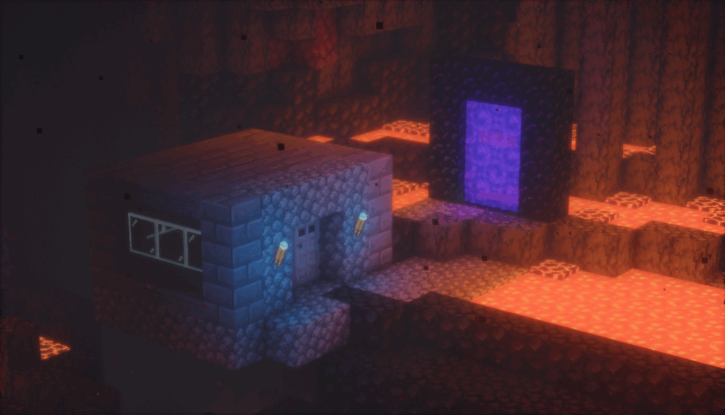 A nether base.