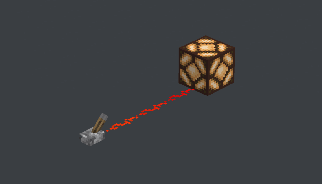 A basic redstone circuit