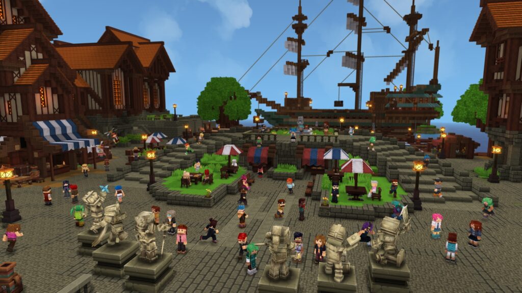 An old screenshot of a Hytale Lobby.