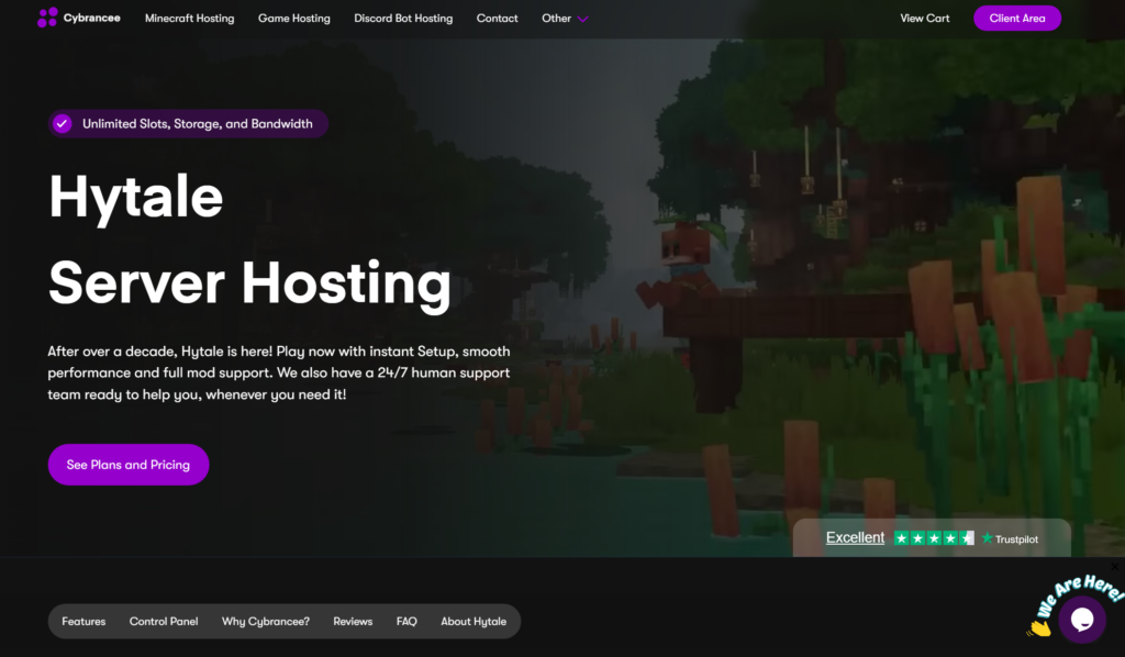 Cybrancee Hytale page