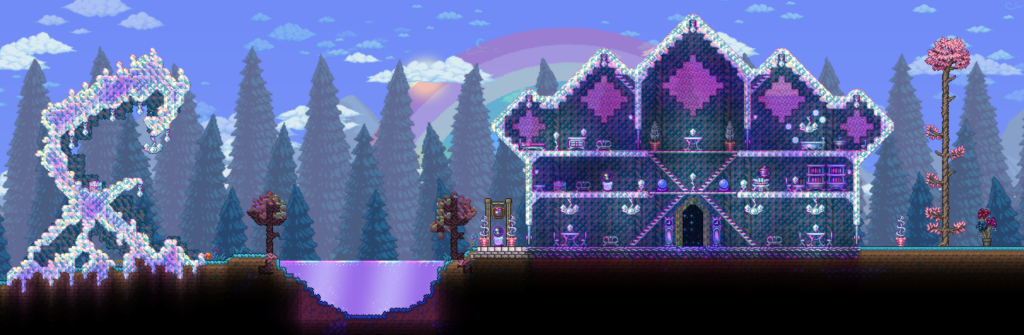 new aetherium furniture in terraria