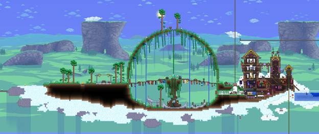 terraria skyblock game mode
