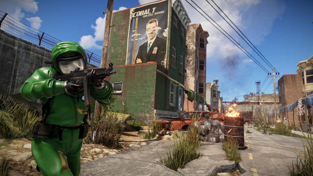 rust image with a player in green costume