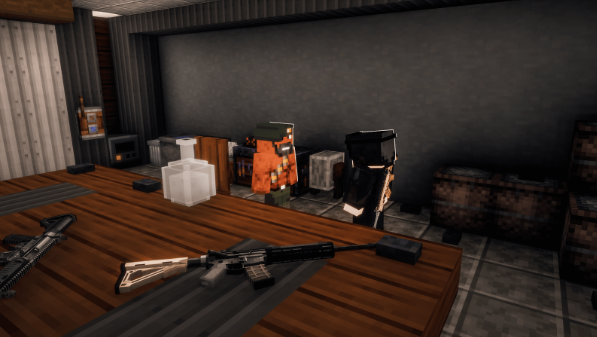 apocalypse modpack showcasing a weapon