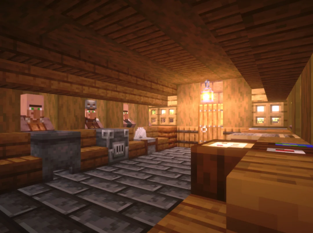 Minecraft Villager Trading Hall
