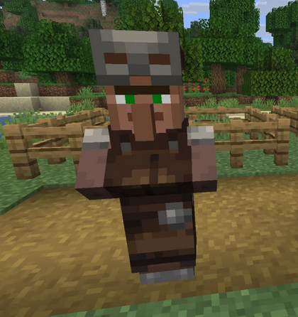 Minecraft armorer villager
