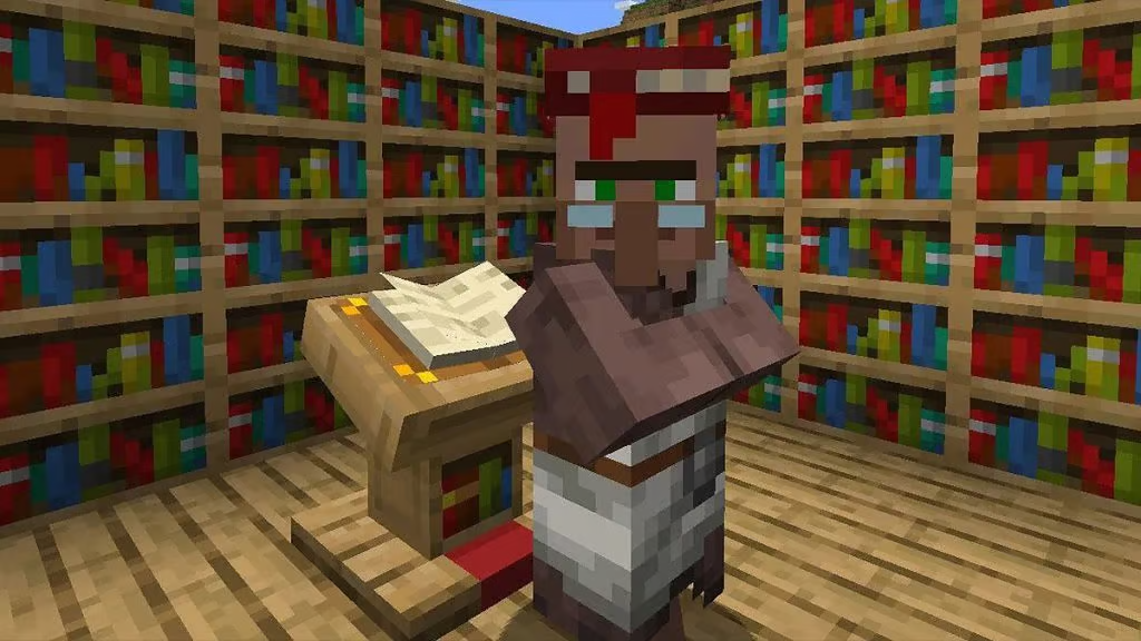 Minecraft librarian villager