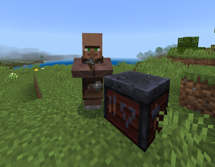 Minecraft toolsmith villager