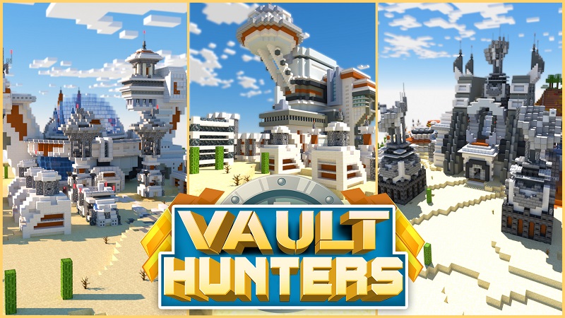 Minecraft Vault Hunters modpack with custom builds