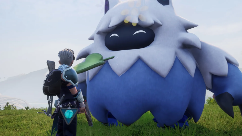 Large Wumpo standing in a grassy area