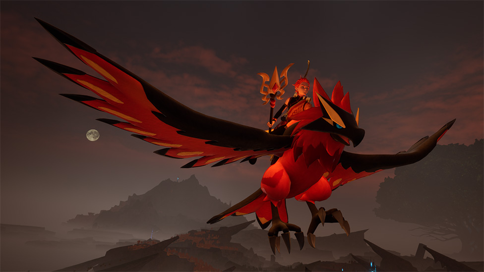 Ragnahawk flying mount in Palworld 
