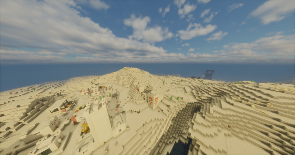 Triple Diamond Temple Desert
