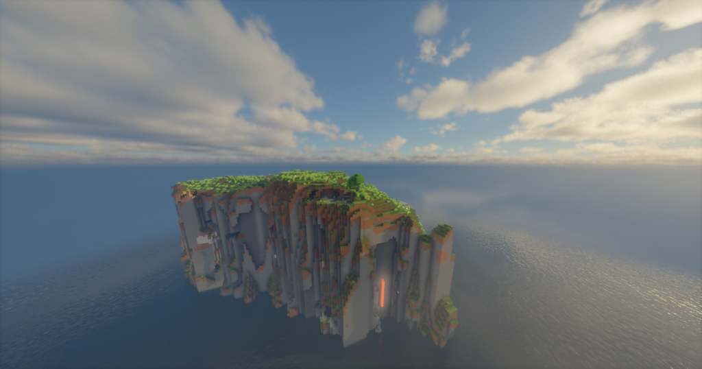 One Tree Cliff Island