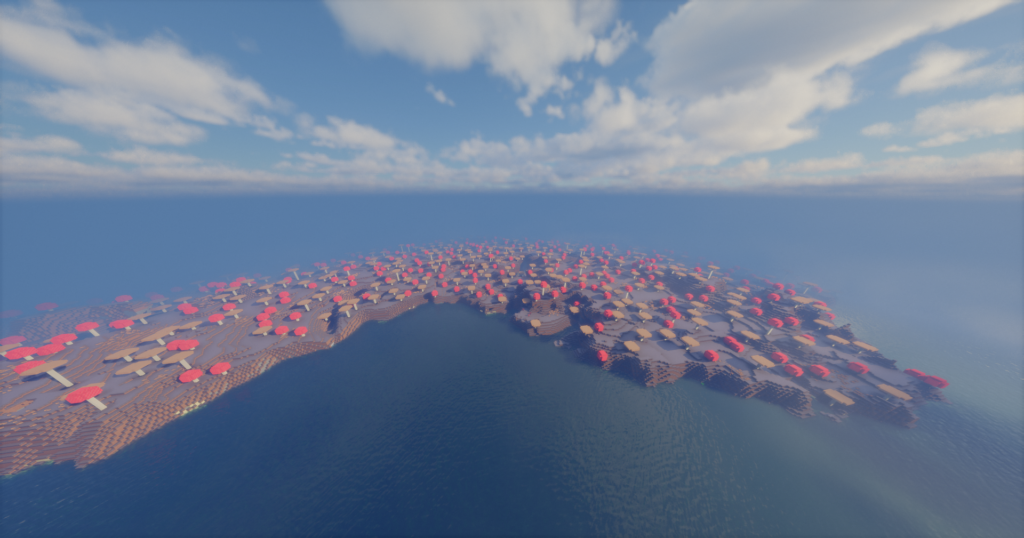 Largest Mushroom Island