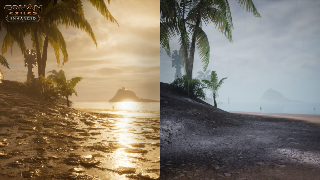 unreal engine comparation for conan 