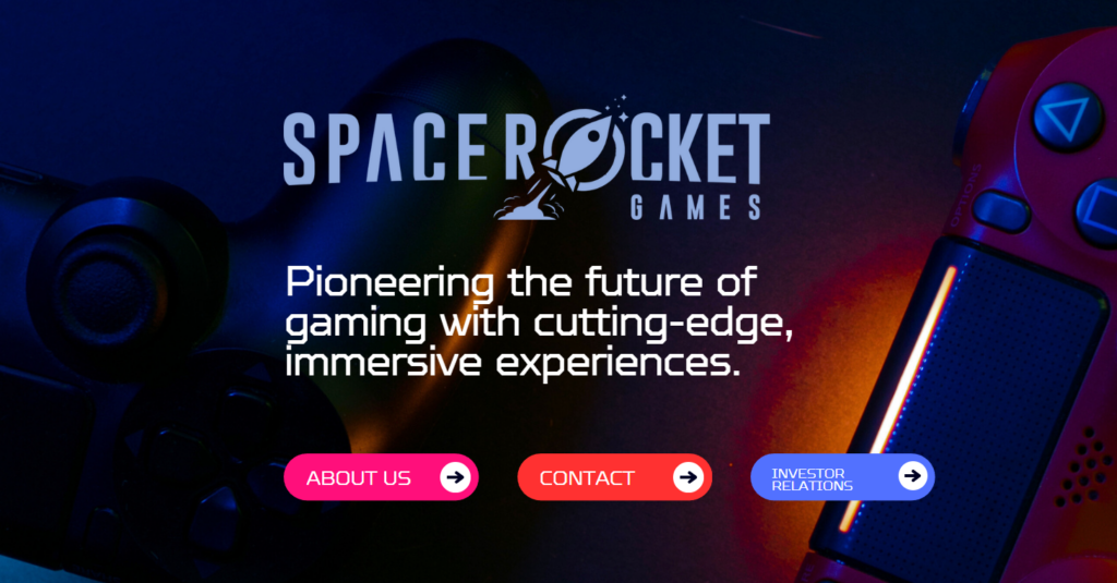 spacerocket games website developer