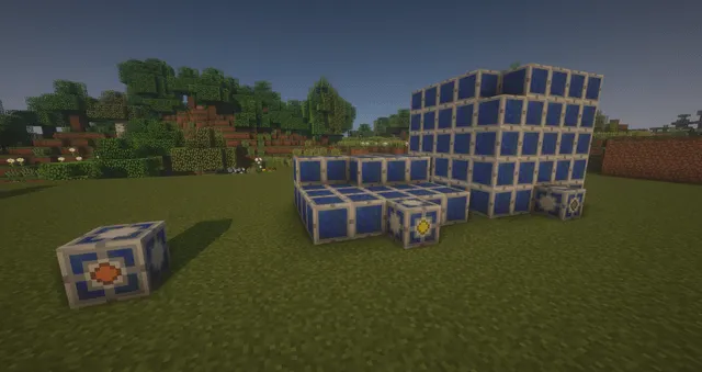 Multiple types of blocks from the GregTech New Horizons modpack