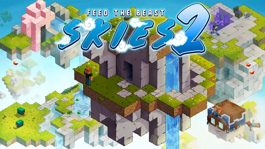 Feed The Beast Skies 2 Logo