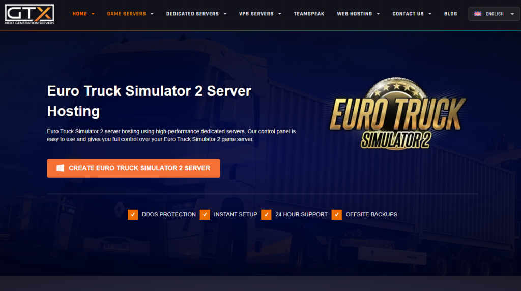 GTXGaming Euro Truck Simulator 2 Hosting Page