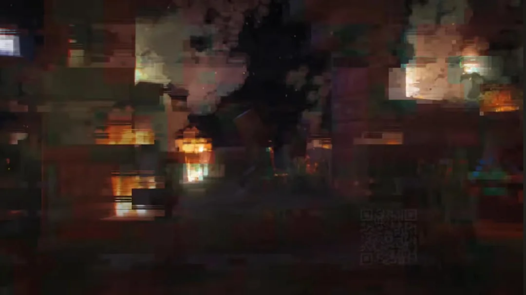minecraft trailer qr code hidden
