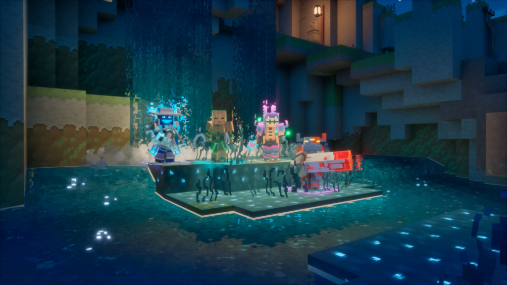 minecraft dungeons 2 player models